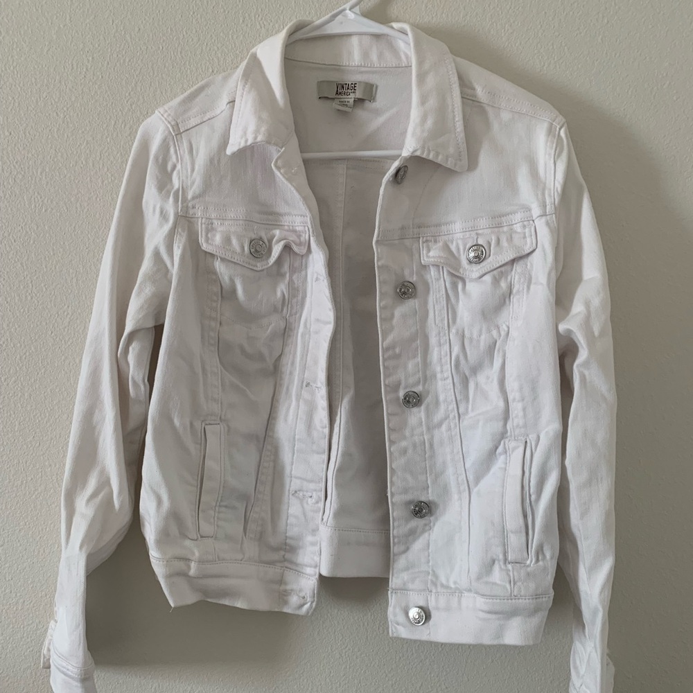 Vintage America White Jean Jacket